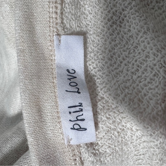 Phil Love Conversation Heart Valentine’s Day Sweatshirt Top Large - Picture 5 of 6